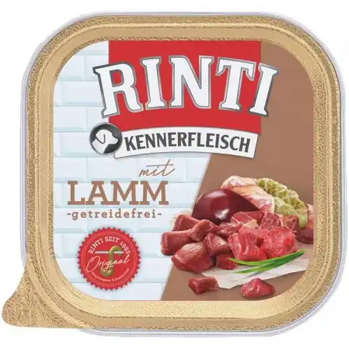 Markenprodukt Rinti Schale Kennerfleisch mit Lamm 300g