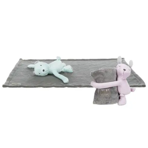 Trixie Junior Kuschel-Set grau/mint Sichere Zahlung
