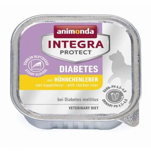 Animonda Cat Schale Integra Protect Diabetes mit Hühnchenleber 100g Sofort Bestellen