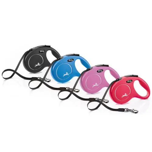 FLEXI Rollleine New CLASSIC Gurt - 3m, bis 12kg Schwarz Garantierte Lieferung