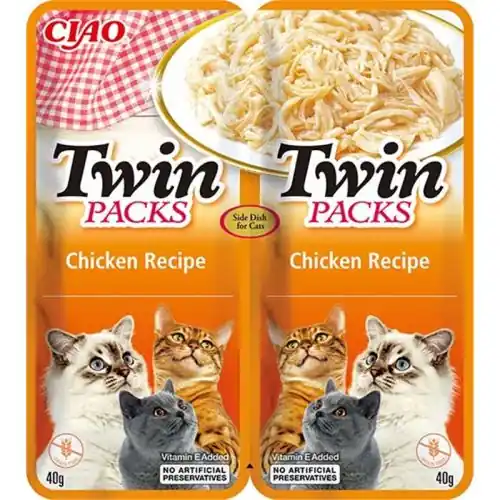 Inaba Ciao TwinPack Chicken in Chicken Broth 2x40g Geprüft