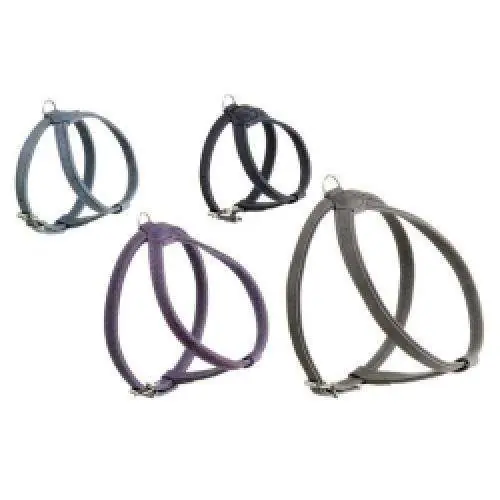 Highlight Karlie Buffalo Denim Geschirr - Grau 10 mm / 20-27 cm