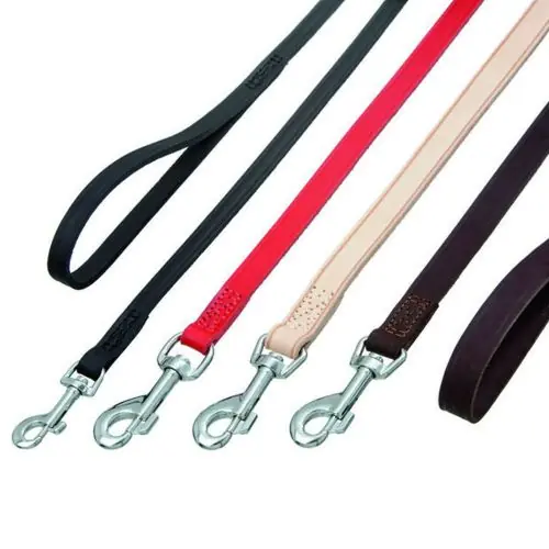 Karlie Rondo Leine genäht - Natur, 130 cm 16 mm / 130 cm Neu