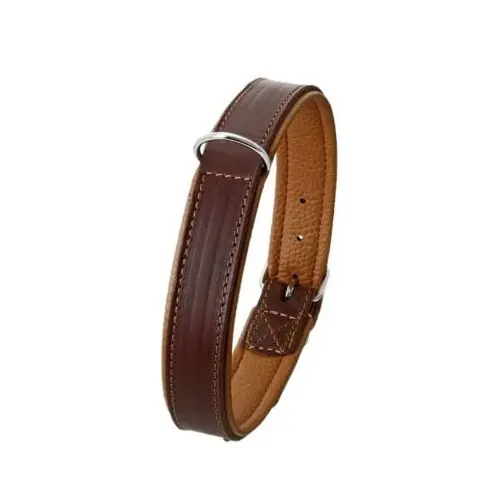 Karlie Rondo Halsband unterlegt - Braun 18 mm / 42 cm Neue Ware