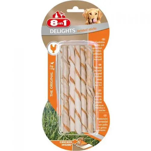 8in1 Delights Twisted Sticks 10 Stück Preis Gesenkt