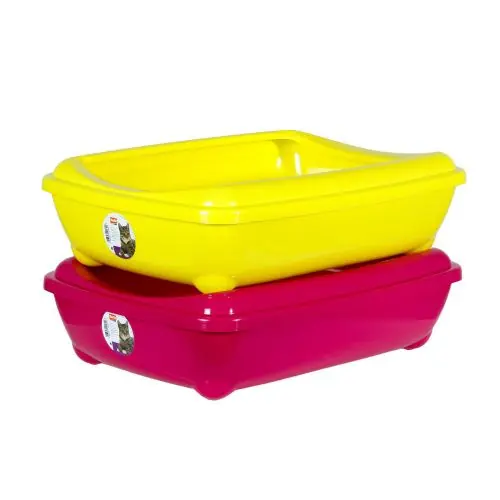 Preisknaller Karlie Flamingo Katzentoilette mit Rand Arist-O-Tray Hawai 42 x 30 x 11 cm