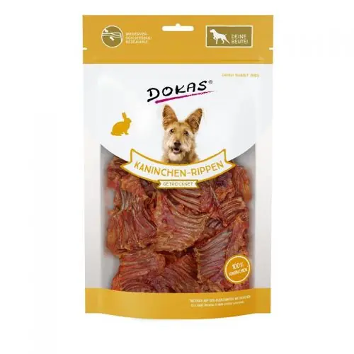 Dokas Dog Snack Kaninchen-Rippen 100 g Sonderaktion