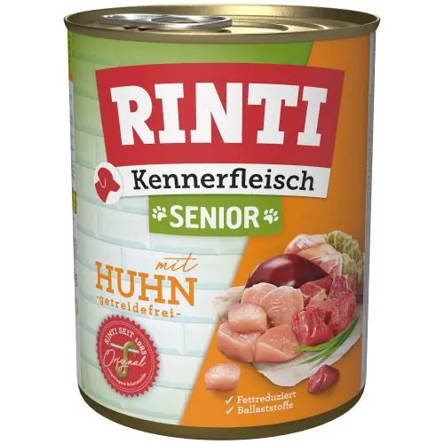 Bestpreis Rinti Kennerfleisch Senior Huhn 800g