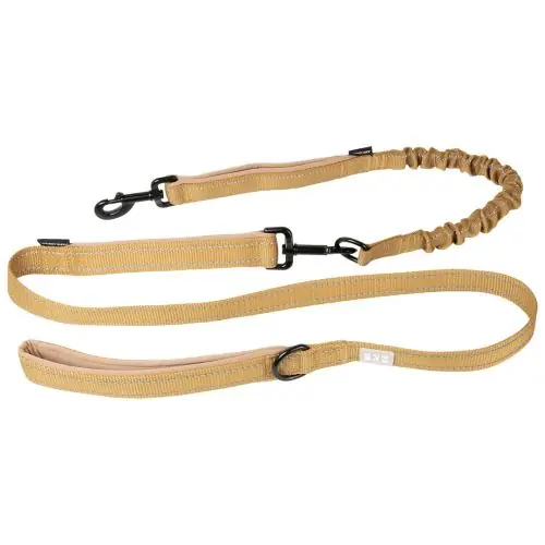 Duvoplus EXPLOR Ultimate Fit 2in1 Leine Classic - honey gold 180cm - 25mm 180cm - 16mm Rabatt