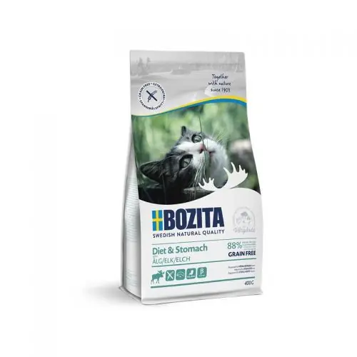 Sale Bozita Diet & Stomach Grain free Elk 10 kg 400 g