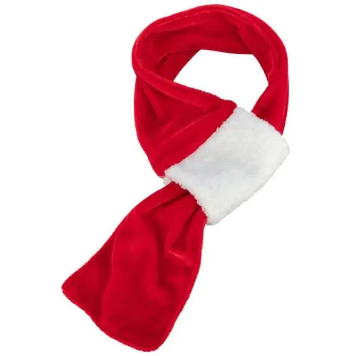 Echt Trixie Xmas Schal - rot/weiß 50 cm 50 cm