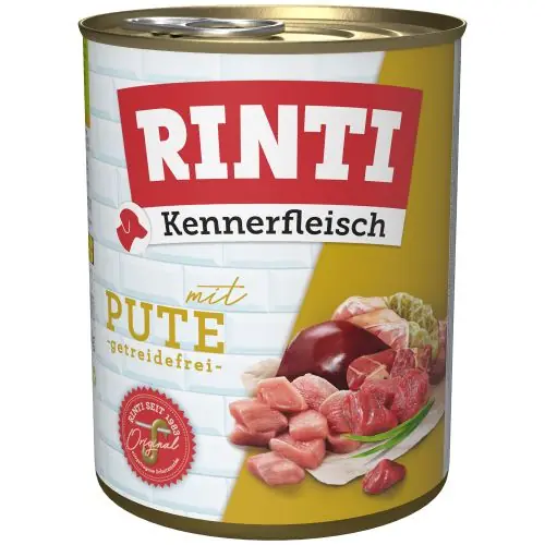 Rinti Kennerfleisch Pute 800 g 400 g Neuheit