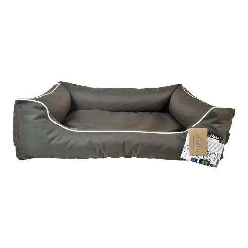 Lebon Hundebett Paula 2 - 100x75cm Dunkelbraun Dunkelbeige Preisknaller