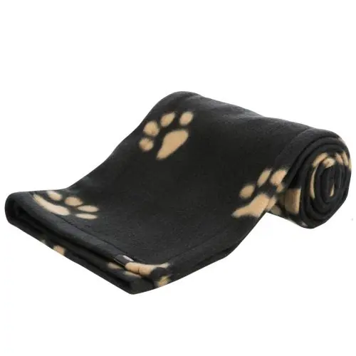 Geprüft Trixie Fleecedecke Beany - 100 × 70 cm schwarz beige