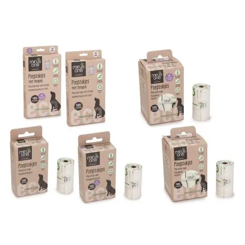 Angebot Beeztees Minus One Kotbeutel 6 Rollen á 15 Beutel, Lavendel 60 Beutel mit Griff. Lavendel