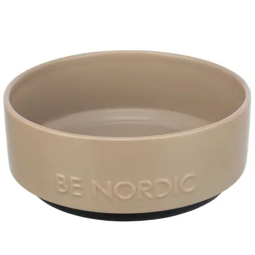 Sale Trixie BE NORDIC Keramiknapf für Hunde taupe/1,2l schwarz/0.5l