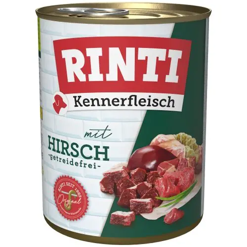 Schneller Versand Rinti Kennerfleisch Hirsch 800 g 400 g
