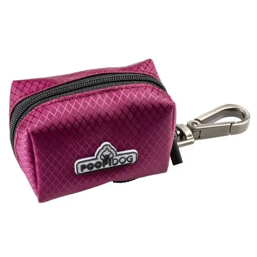 Rabatt Poopidog Hundekotbeutelspender Nylon violett grün