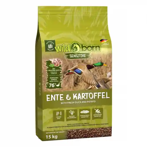Neuheit Wildborn Ente & Kartoffel Adult 12 kg 2 kg