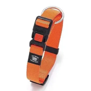 Karlie ASP Halsband verstellbar - Orange 40 mm, 55-75 cm 10 mm. 20-35 cm Echt
