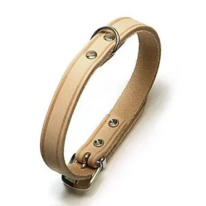 Heißes Angebot Karlie RONDO Halsband genietet - Natur 20 mm, 57 cm 20 mm. 57 cm