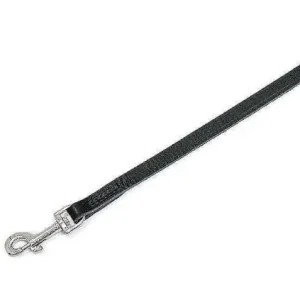 Karlie RONDO Leine genäht - Schwarz 22 mm, 100 cm 12 mm. 100 cm Echt