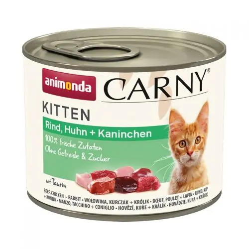Angebot Animonda Carny Kitten Rind, Huhn & Kaninchen 200g 200g