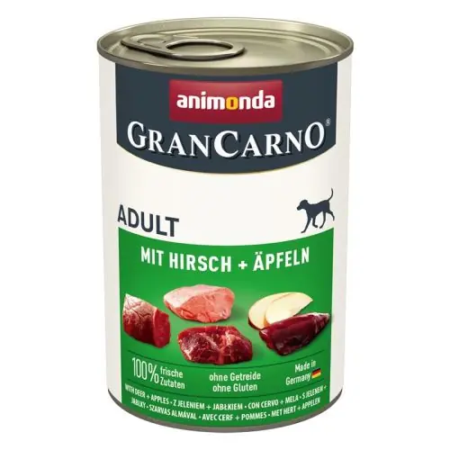 Animonda GranCarno Adult mit Hirsch & Äpfeln 400g 400g Preisreduziert