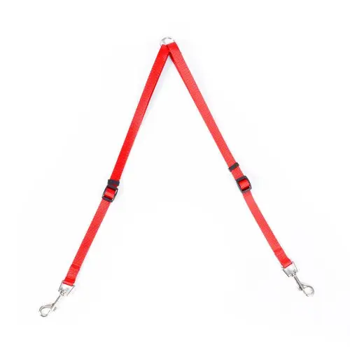 Top-Preis Duvoplus Nylon-Kupplungsstück für Hundeleine Rot Rot