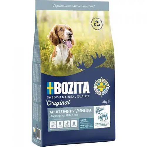 Neuheit Bozita Original Adult Sensitive Lamm & Reis 3 kg 3 kg