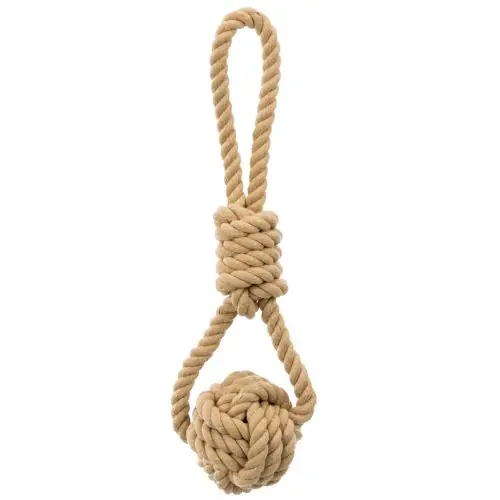 Kracherpreis Trixie BE NORDIC Spieltau mit eingeflochtenem Ball ø 8/30 cm ø 7/20 cm