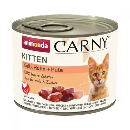 Animonda Carny Kitten Kalb, Huhn & Pute 200g 200g Letzte Chance