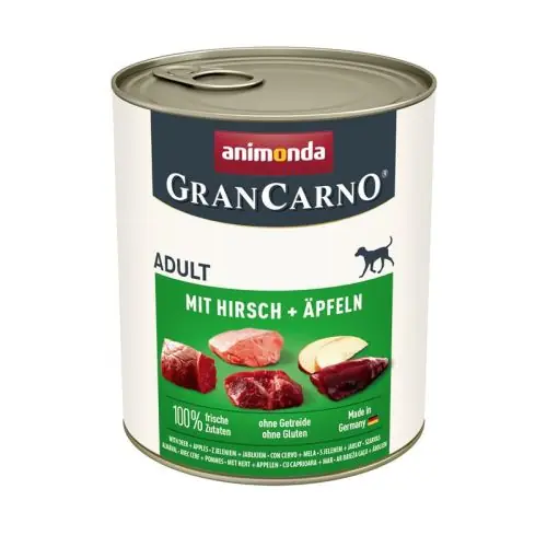 Neue Kollektion Animonda GranCarno Adult mit Hirsch & Äpfeln 800g 400g