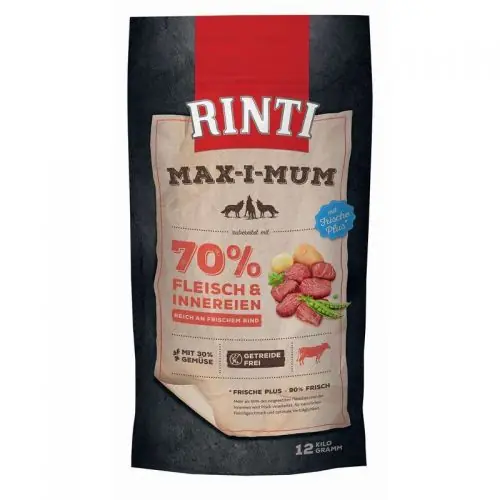 Wochenendangebot Rinti Max-i-mum Rind 12 kg 1 kg