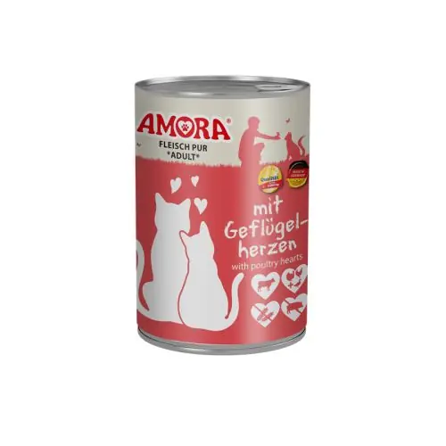 Amora Cat Dose Fleisch Pur mit Geflügelherzen 400g 200g Wochenendangebot
