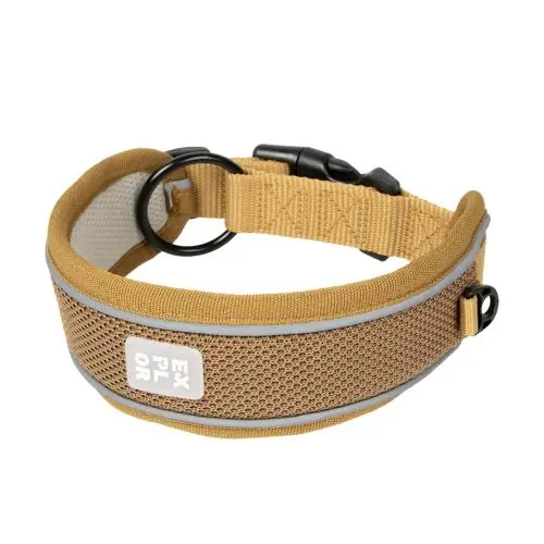 Duvoplus EXPLOR Ultimate Fit Control Halsband Classic - honey gold S - 34-38cm XS - 30-33cm Versand Am Gleichen Tag