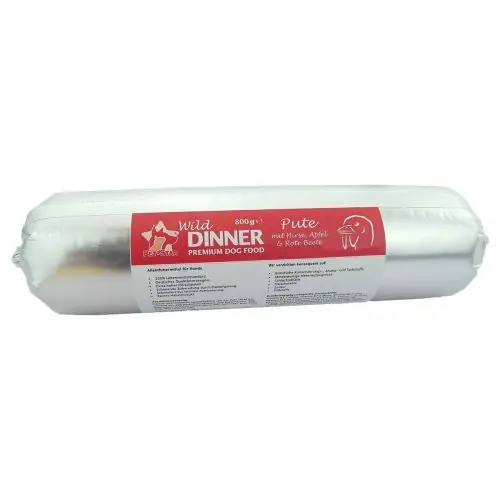 Heißes Angebot Wild Dinner Gourmet-Wurst Pute mit Hirse 800 g 800 g