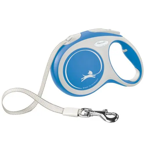FLEXI Rollleine New COMFORT Gurt - 8m, bis 50kg blau blau Solange Der Vorrat Reicht