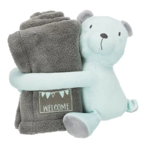 Sofort Bestellen Trixie Junior Kuschel-Set grau/mint grau/mint