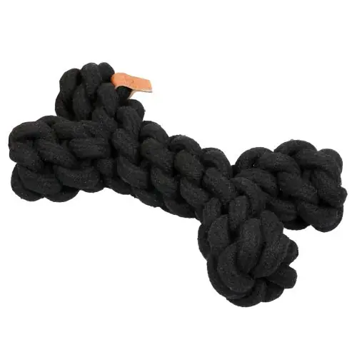 D&D Baumwollknochen Dente - Schwarz 19 x 10 x 5cm 19 x 10 x 5cm Echt