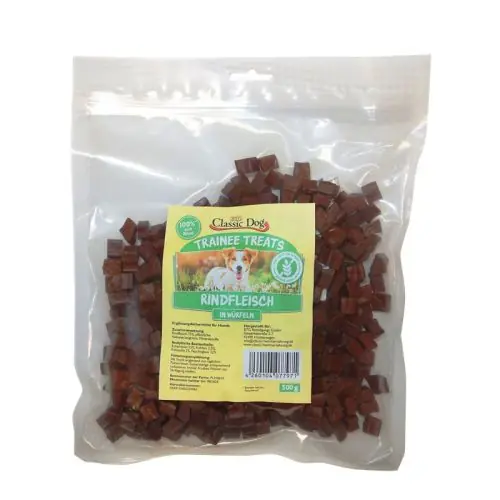 Classic Dog Trainee Treats Rindfleischwürfel 500 g 250 g Direkt Vom Hersteller