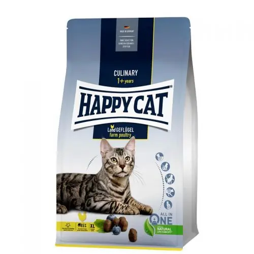 Happy Cat Culinary Adult Land Geflügel 4 kg 300 g Preis Gesenkt
