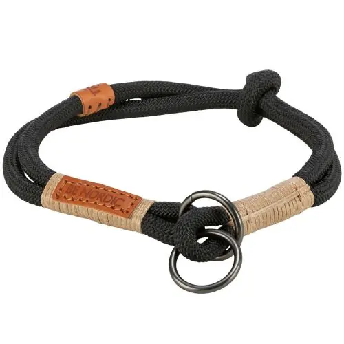Trixie BE NORDIC Zug-Stopp-Halsband - schwarz 30 cm 30 cm Letzte Chance