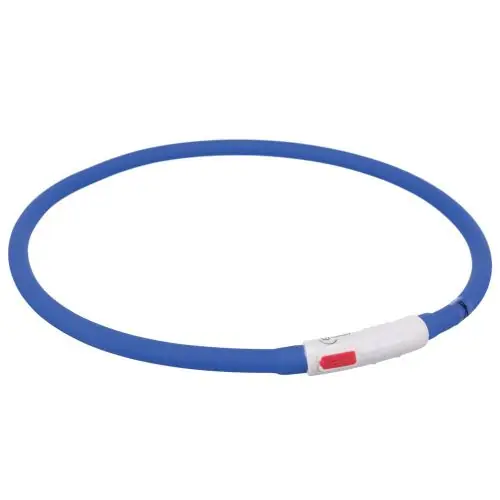 Online Kaufen Trixie Flash Leuchtring USB aus Silikon royalblau bunt