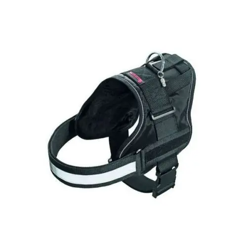 Neue Ware Karlie Xtreme No Limit Teflon-Geschirr - Schwarz 25mm x 44 - 51cm 25mm x 44 - 51cm