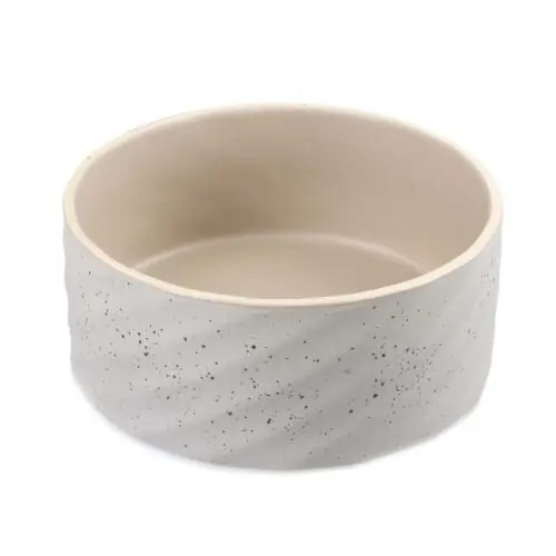 Duvoplus Keramiknapf Stone Wavy Dune 1250ml - 18x18x7,5cm 800ml - 16x16x6cm Markenware
