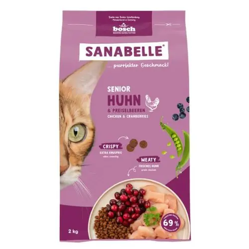 Sanabelle Senior Huhn 2 kg 400 g Zertifiziert