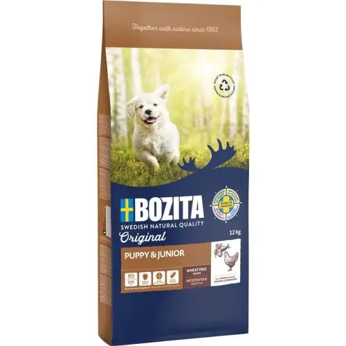 Bozita Original Puppy & Junior 12 kg 3 kg Preisknaller