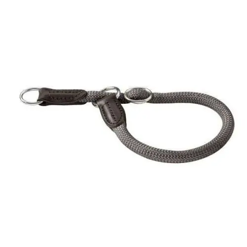 Abverkauf Hunter Dressurhalsung Freestyle - grau Größe: 55 / 10 Größe 45 / 10