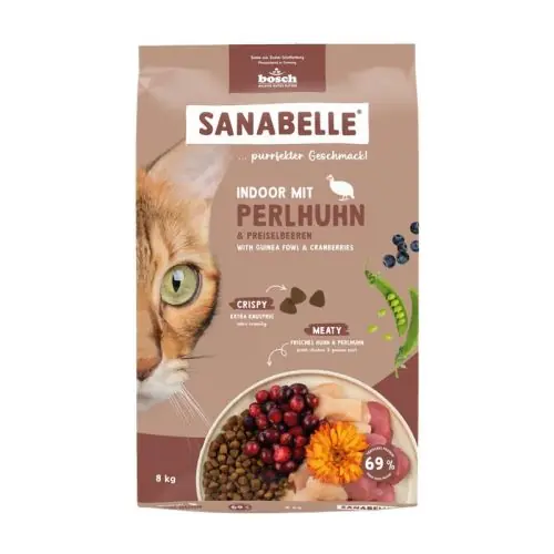 Must-Have Sanabelle Indoor mit Perlhuhn 8 kg 400 g